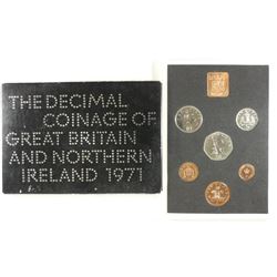 1971 GREAT BRITAIN AND NORTHERN IRELAND PROOF SET