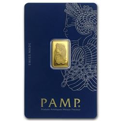 2.5 gram Gold Bar - PAMP Suisse Lady Fortuna Veriscan® (In Assay)
