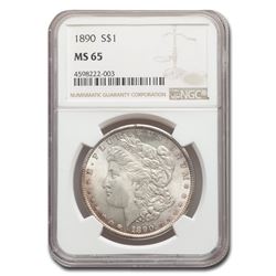 1890 Morgan Dollar MS-65 NGC