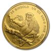 Image 2 : 1992 Singapore 1/4 oz Gold 25 Singold Monkey MS-69 NGC