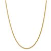 Image 1 : 14k Yellow Gold 3 mm Parisian Wheat Chain - 22 in.