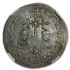 Image 1 : Byzantine Ag Milliaresion Basil II & Con. VII 976-1025 AD XF NGC