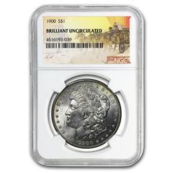 1900 Stage Coach Morgan Dollar BU NGC