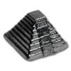 Image 1 : 5 oz Hand Poured Silver - 3D Aztec Pyramid