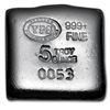 Image 2 : 5 oz Hand Poured Silver - 3D Aztec Pyramid