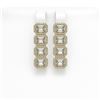 Image 1 : 5.92 ctw Emerald Cut Diamond Micro Pave Earrings 18K Yellow Gold