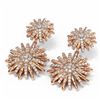 Image 3 : 2.56 ctw Diamond Earrings 18K Rose Gold