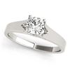 Image 2 : 1 ctw Certified VS/SI Diamond Solitaire Ring 14k White Gold