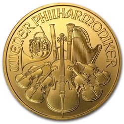 2002 Austria 1 oz Gold Philharmonic BU