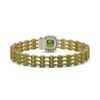 Image 3 : 28.56 ctw Tourmaline & Diamond Bracelet 14K Yellow Gold