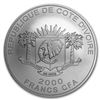 Image 2 : 2017 Ivory Coast 2 oz Silver Magnificent Landmarks Burj Khalifa
