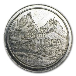 1 oz Silver Round - Swiss of America