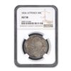 Image 1 : 1836 Capped Bust Half Dollar Lettered Edge AU-58 NGC