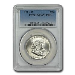 1961-D Franklin Half Dollar MS-65+ PCGS (FBL)