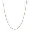Image 1 : 14k Rose Gold .65 mm Spiga Chain Necklace - 18 in.