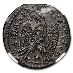 Syria Laodicea Tetradrachm Caracalla (198-217 AD) AU NGC