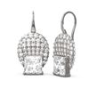 Image 2 : 2.78 ctw Princess Diamond Earrings 18K White Gold