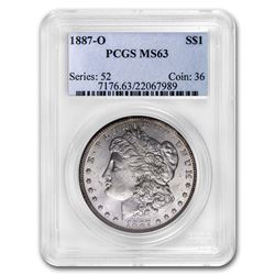 1887-O Morgan Dollar MS-63 PCGS