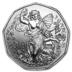 2019 Austria Silver ‚¬5 New Year's Joy of Living