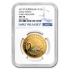 Image 1 : 2017 Australia 1 oz Gold Swan MS-70 NGC (ER)