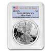 Image 1 : 2018-S 1 oz Proof Silver American Eagle PR-70 PCGS (First Day)