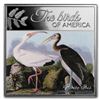 Image 1 : 2017 Rep. of Cameroon Silver The Birds of America (White Ibis)