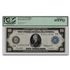 Image 1 : 1914 (K-Dallas) $10 FRN CU-65 PPQ PCGS
