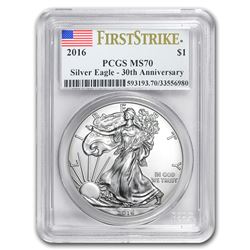 2016 Silver American Eagle MS-70 PCGS (FirstStrike®)