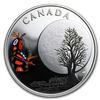 Image 1 : 2018 Canada 1/4 oz Ag $3 Thirteen Teachings Little Spirit Moon