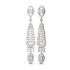 Image 2 : 6.5 ctw Diamond Earrings 18K White Gold