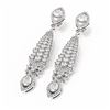 Image 3 : 6.5 ctw Diamond Earrings 18K White Gold