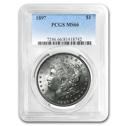 1897 Morgan Dollar MS-66 PCGS