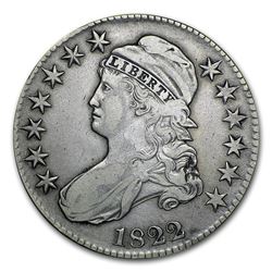 1822 Capped Bust Half Dollar VF