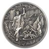 Image 2 : 2019 Cook Islands 2 oz Silver Winged Sandals of Hermes MS-70 PCGS