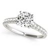 Image 1 : 1.23 ctw Certified VS/SI Diamond Solitaire Ring 14k White Gold