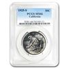 Image 1 : 1925-S California Half Dollar MS-66 PCGS