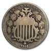 Image 1 : 1866 Shield Nickel w/Rays Good