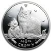 Image 1 : 2013 Isle of Man 1 oz Silver Siberian Cat Proof
