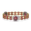 Image 2 : 18.93 ctw Tourmaline & Diamond Bracelet 14K Yellow Gold