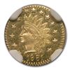 Image 2 : 1881 Indian Round 50¢ Gold MS-65 NGC (BG-1069, PL)