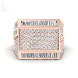 3 ctw VS/SI Diamond Men's Ring 14k Rose Gold