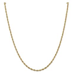 14k Gold 2.8 mm Semi-Solid Rope Chain Necklace - 20 in.