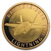 Image 1 : 2018 Great Britain £2 Proof Gold Royal Air Force (Lightning II)
