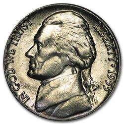 1955-D/S Jefferson Nickel BU