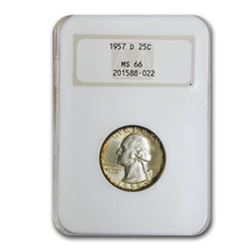 1957-D Washington Quarter MS-66 NGC