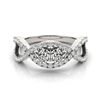 Image 1 : 1.01 ctw VS/SI Diamond 2 Stone 2 Stone Ring 18k White Gold
