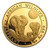 Image 1 : 2014 Somalia 1 oz Gold African Elephant BU