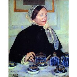 Mary Cassatt - Lady At The Tea Table 1883