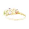 Image 3 : 3.00 ctw Rainbow-Colored Gemstone Ring - 10KT Yellow Gold