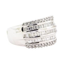 1.34 ctw Diamond Ring - 18KT White Gold